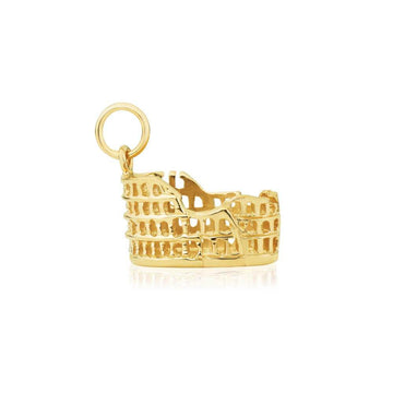 Colosseum Charm Rome Italy Solid Gold