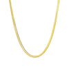 Herringbone Chain, 16" Gold