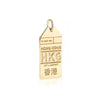Solid Gold Hong Kong HKG Luggage Tag Charm - JET SET CANDY  (4588532432984)