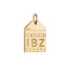 Gold Spain Charm, IBZ Ibiza Luggage Tag - JET SET CANDY  (1720185356346)