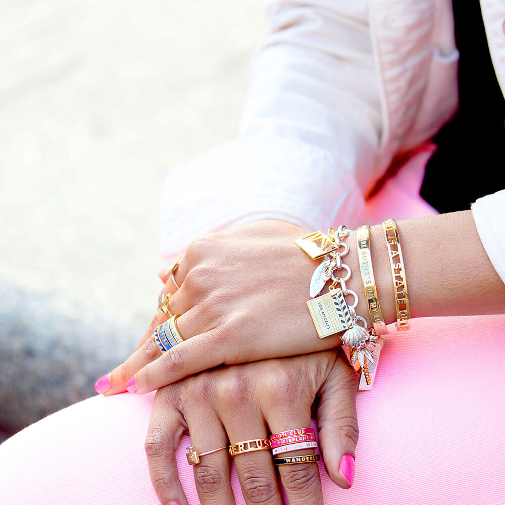 Gold Infinity Link Charm Bracelet (1720178212922)