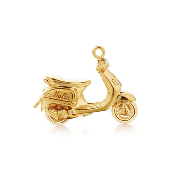Scooter Charm Italy Solid Gold