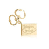 Las Vegas Handcuffs & Sign Charm Gold