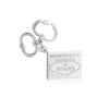 Las Vegas Handcuffs & Sign Charm Silver