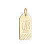 Gold Las Vegas Charm, LAS Luggage Tag - JET SET CANDY  (1720186994746)