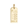 Pre-Order: Solid Gold OGG Maui Luggage Tag Charm (Ships Nov.) (6571816878264)