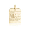 Solid Gold MIA Miami Luggage Tag Charm (4572025290840)