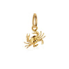 Crab Charm, Gold Mini