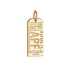 Solid Gold Florida Charm, APF Naples Luggage Tag - JET SET CANDY  (1720185684026)