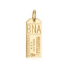 Gold Tennessee Charm, Nashville BNA Luggage Tag - JET SET CANDY  (2474256138298)