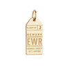 Gold USA Charm, EWR Newark Luggage Tag - JET SET CANDY  (1720183488570)
