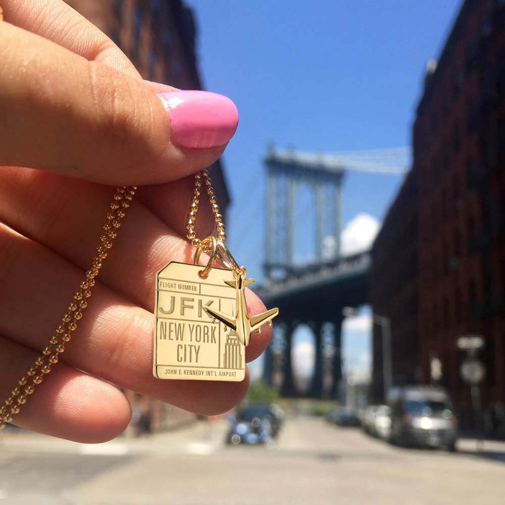 Gold Airplane Charm, Mini - JET SET CANDY (2276414095418)