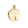 NYC Planner Spinner Charm New York City Solid Gold