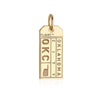 Solid Gold Oklahoma City OKC Luggage Tag Charm (4602910015576)