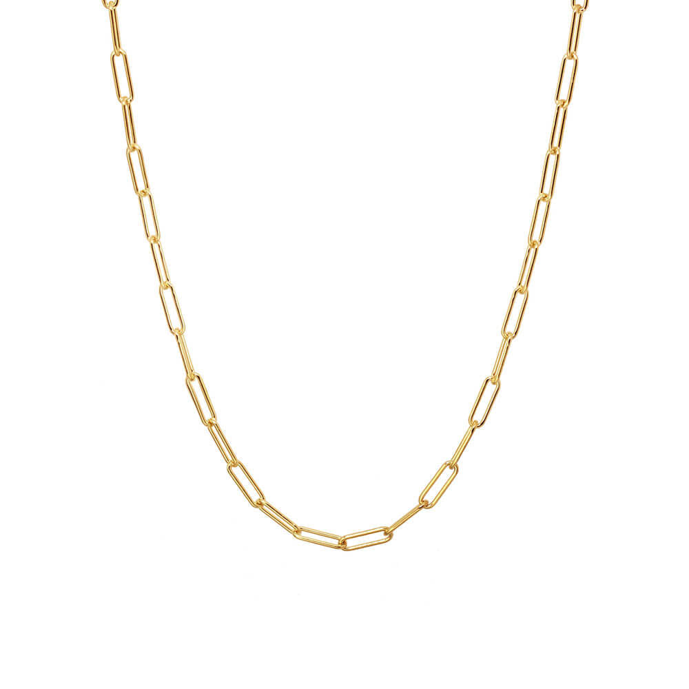 Gold Paperclip Chain - JET SET CANDY (7461070831864)