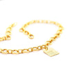 Infinity Link Charm Necklace, Solid Gold