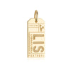 Solid Gold LIS Lisbon Luggage Tag Charm - JET SET CANDY (6571815108792)
