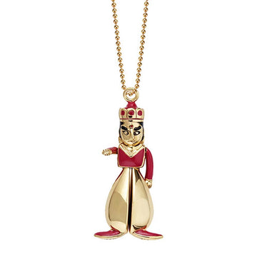 Rajasthan Puppet Charm India Solid Gold