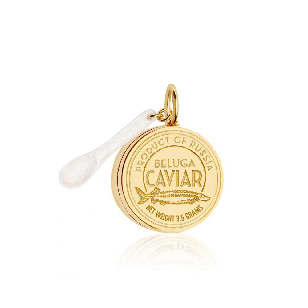 Gold Plated Cheese Grater Charm Pendant