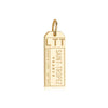 Saint Tropez France LTT Luggage Tag Charm Solid Gold