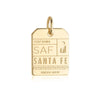 Gold USA Charm, SAF Santa Fe Luggage Tag - JET SET CANDY  (1720182439994)