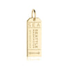 Solid Gold USA Charm, SEA Seattle Luggage Tag - JET SET CANDY  (1720193155130)