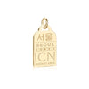 Solid Gold ICN Seoul, South Korea Luggage Tag Charm - JET SET CANDY  (4588522995800)
