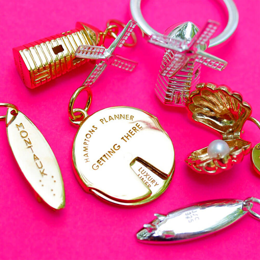 Gold Surfboard Charm, Montauk - JET SET CANDY  (1720173559866)