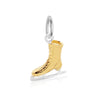 Ice Skate Charm Gold