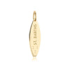 Surfboard Charm St. Barths Caribbean Gold