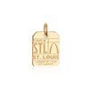 Gold USA Charm, St. Louis STL Luggage Tag - JET SET CANDY (6950251200696)