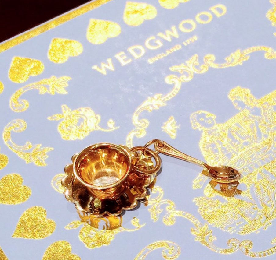 Gold London Charm, Tea Cup - JET SET CANDY  (1720169463866)
