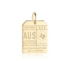 Gold Texas Charm, AUS Austin Luggage Tag - JET SET CANDY  (2268483027002)