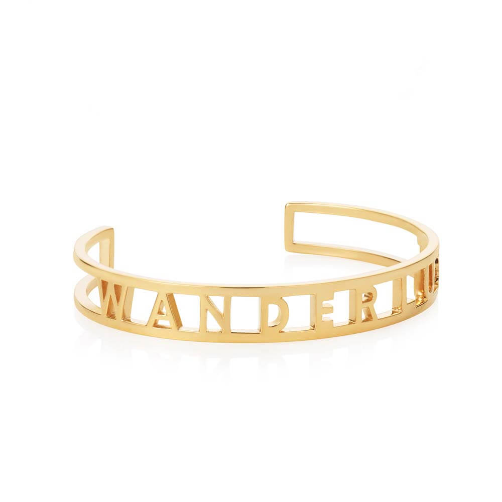 Wanderlust Cuff, Gold – JET SET CANDY