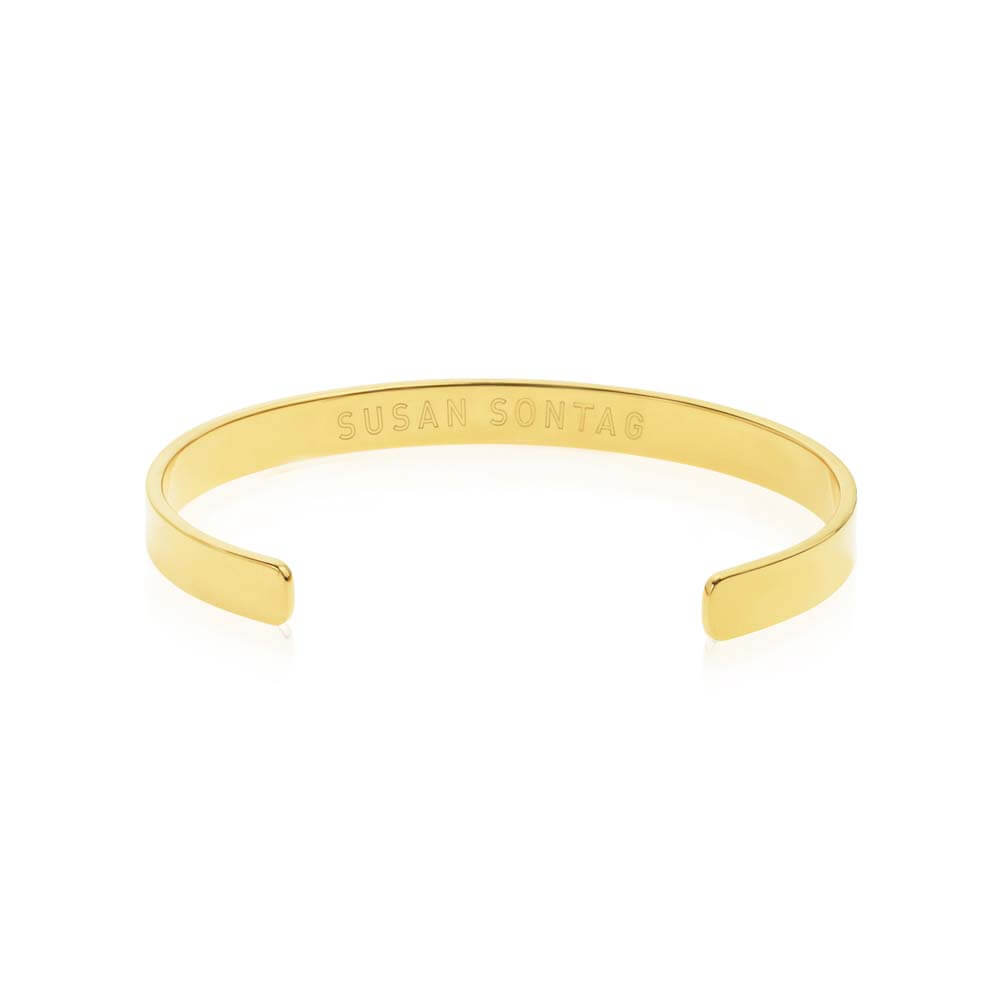 Gold Inspirational Cuff 