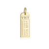 Gold California Charm, VNY Van Nuys Luggage Tag - JET SET CANDY  (1720181719098)