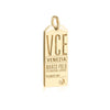 Gold Italy Charm, VCE Venice Luggage Tag - JET SET CANDY  (1720192008250)