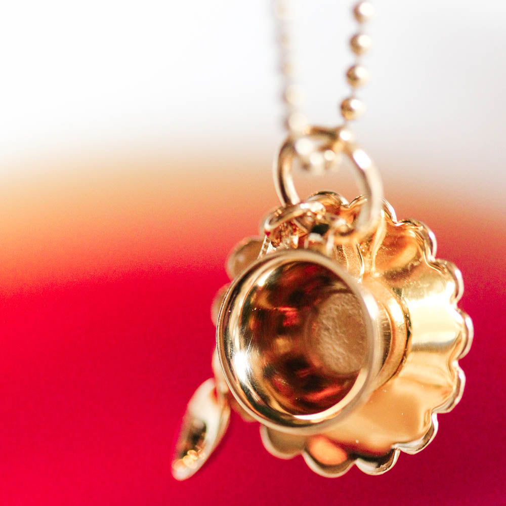 Gold London Charm, Tea Cup - JET SET CANDY  (1720169463866)