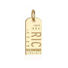 Solid Gold USA Charm, RIC Richmond Luggage Tag - JET SET CANDY  (1720187027514)