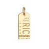 Gold USA Charm, RIC Richmond Luggage Tag - JET SET CANDY  (1720187027514)
