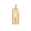 Westchester County USA New York USA HPN Luggage Tag Charm Gold