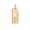 Gold New York Charm, HPN Westchester County Luggage Tag - JET SET CANDY  (4338267619416)