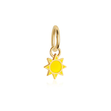 Sun Charm Solid Gold Mini