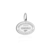 Honduras Passport Stamp Charm Silver