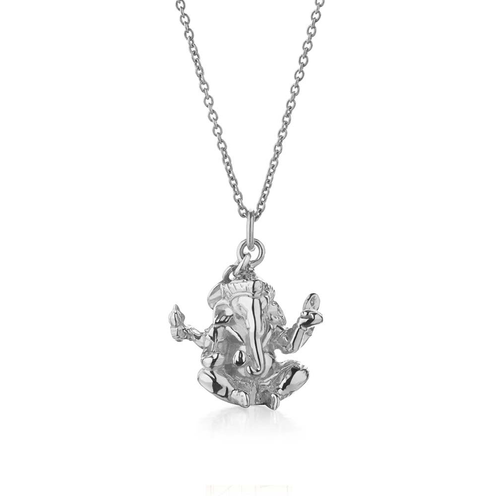 Silver Ganesha Charm (SHIPS JUNE) - JET SET CANDY  (1720168972346)