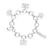Bracelet Bundle: 5 Silver Passport Stamp Charms