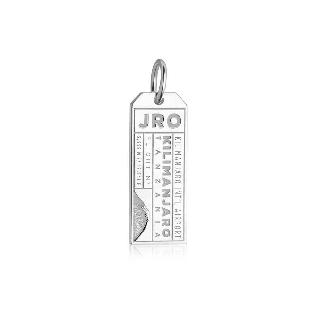 Silver Travel Charm, JRO Kilimanjaro Luggage Tag (SHIPS JULY) - JET SET CANDY  (1720186535994)