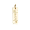 Solid Gold Travel Charm, MLE Maldives Luggage Tag - JET SET CANDY  (1720179621946)