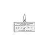 Mali Passport Stamp Charm Silver