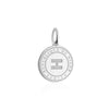Niger Passport Stamp Charm Silver